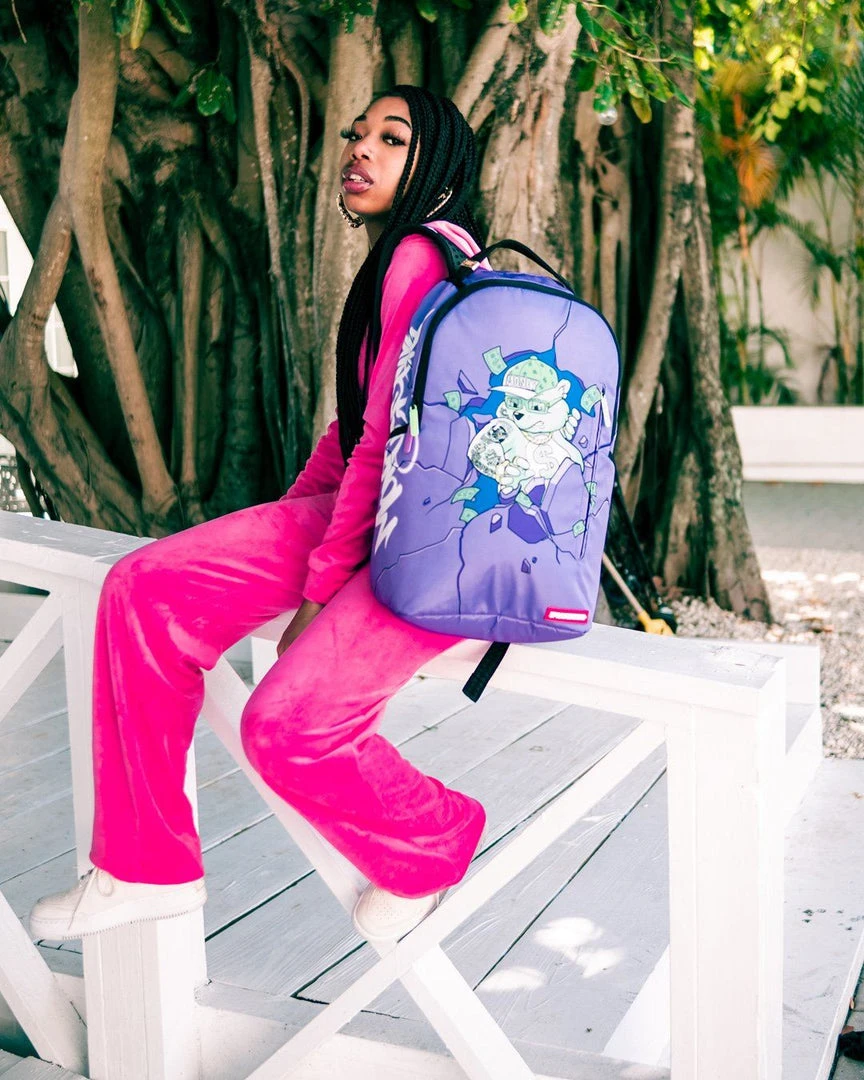 SPRAYGROUND® BAGS MONEY BEAR BREAKOUT BACKPACK (DLXR) 4 SPRAYGROUND® BAGS MONEY BEAR BREAKOUT BACKPACK (DLXR)