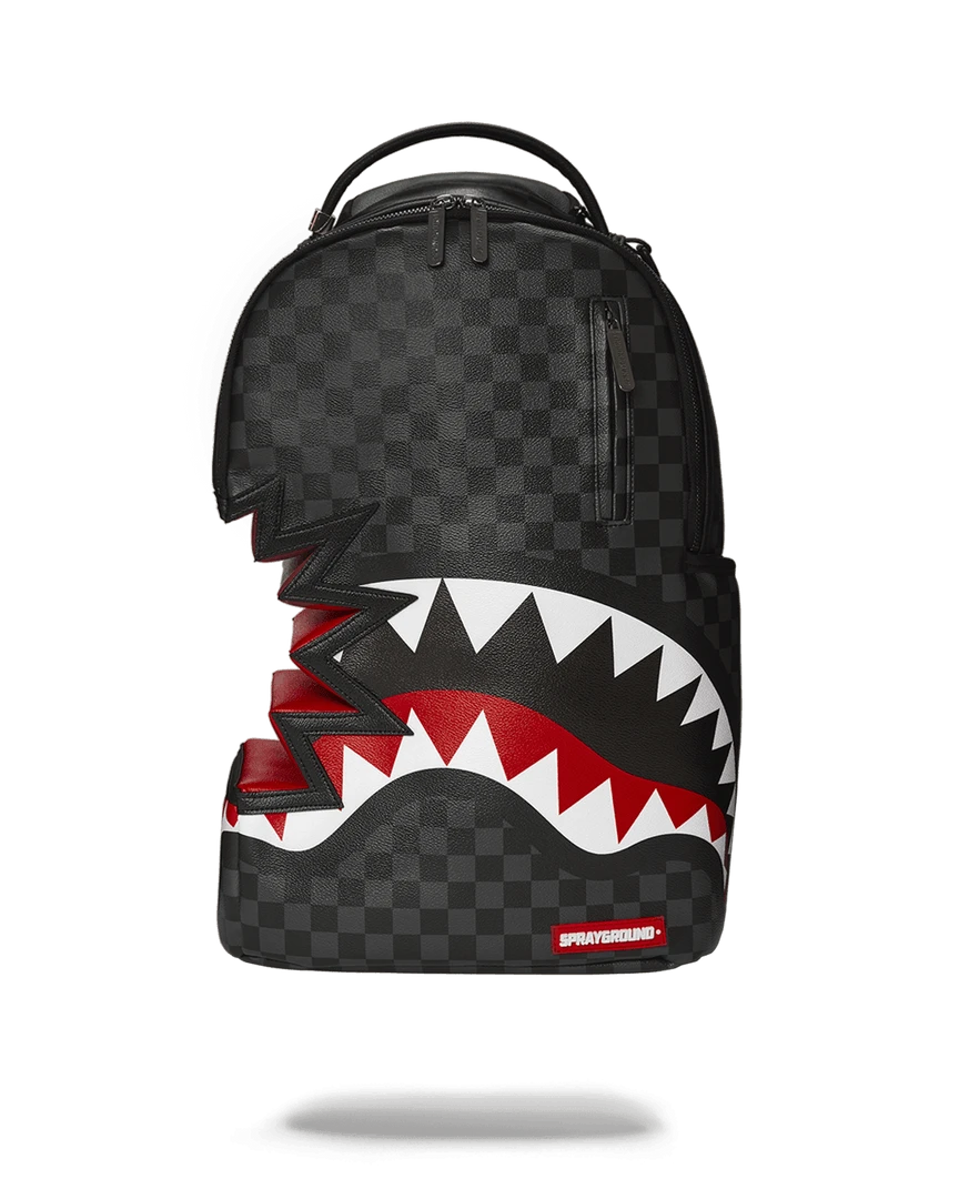 SPRAYGROUND® SHARK BITE SHARKS IN PARIS GRAY BACKPACK (DLXV) BAGS 3 SPRAYGROUND® SHARK BITE SHARKS IN PARIS GRAY BACKPACK (DLXV) BAGS