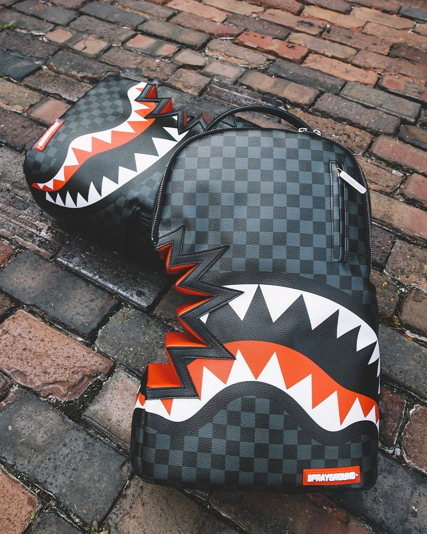 SPRAYGROUND® SHARK BITE SHARKS IN PARIS GRAY BACKPACK (DLXV) BAGS 8 SPRAYGROUND® SHARK BITE SHARKS IN PARIS GRAY BACKPACK (DLXV) BAGS