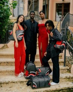 SPRAYGROUND® SHARK BITE SHARKS IN PARIS GRAY BACKPACK (DLXV) BAGS 33 SPRAYGROUND® SHARK BITE SHARKS IN PARIS GRAY BACKPACK (DLXV) BAGS