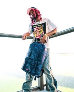 SPRAYGROUND® SHARK CHECK (BLUE) HILLS BACKPACK BAGS