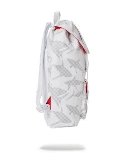 SPRAYGROUND® SHARK CHECK (WHITE) HILLS BACKPACK