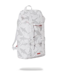 SPRAYGROUND® SHARK CHECK (WHITE) HILLS BACKPACK