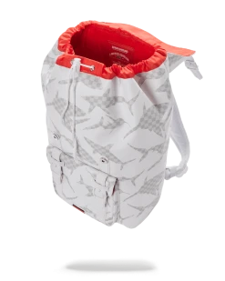 SPRAYGROUND® SHARK CHECK (WHITE) HILLS BACKPACK