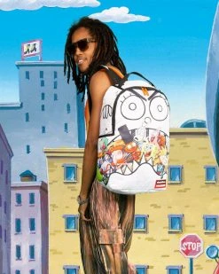 SPRAYGROUND® SPONGEDOODLEBOB EAT UR FRIENDS ;) BACKPACK (DLXR)