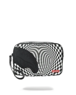 SPRAYGROUND® TRIPPY CHECK TOILETRY AKA MONEY BAG