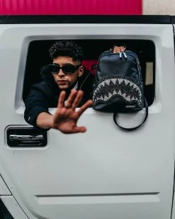 SPRAYGROUND® CLEARCUT SAVAGE BACKPACK (BLACK)