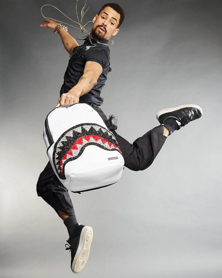 SPRAYGROUND® BAGS CLEARCUT DLX BACKPACK (WHITE) 8 SPRAYGROUND® BAGS CLEARCUT DLX BACKPACK (WHITE)