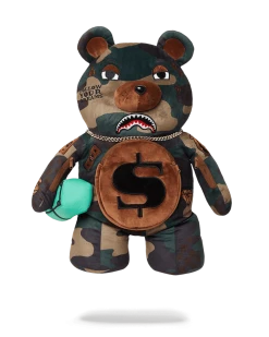 SPRAYGROUND® CAMOCHECK MONEYBEAR TEDDYBEAR BACKPACK BAGS