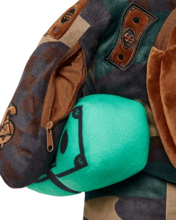 SPRAYGROUND® CAMOCHECK MONEYBEAR TEDDYBEAR BACKPACK BAGS