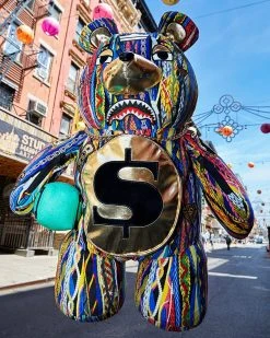 SPRAYGROUND® THE GOLDEN AGE TEDDYBEAR BACKPACK BAGS