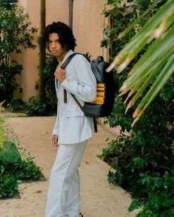 SPRAYGROUND® A.i.3 SHARK BITE BLACK GOLD BACKPACK (DLXV)