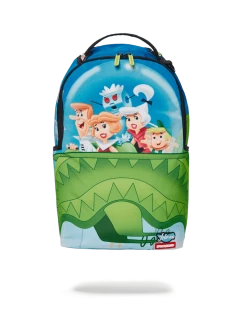 SPRAYGROUND® JETSONS FLYING SHARKMOUTH BACKPACK (DLXR) BAGS