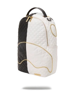 SPRAYGROUND® LEVELED UP SPLIT QUILT SHARK BACKPACK (DLXV)