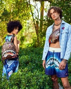 SPRAYGROUND® CROSSBODYS GARDEN OF SHARKS SAVVY CROSSBODY