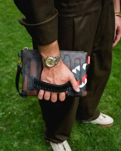 SPRAYGROUND® XTC SHARKS IN PARIS CROSSOVER CLUTCH CROSSOVER CLUTCHES