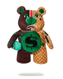 SPRAYGROUND® MONEY BEAR TEDDYBEAR BACKPACK PARIS VS FLORENCE