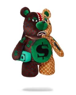 SPRAYGROUND® MONEY BEAR TEDDYBEAR BACKPACK PARIS VS FLORENCE