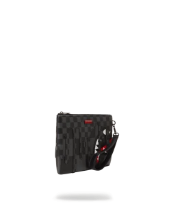 SPRAYGROUND® CROSSOVER CLUTCHES XTC GREY SHARKS IN PARIS CROSSOVER CLUTCH