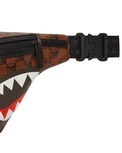 SPRAYGROUND® SHARKS AND SKULLS SAVVY CROSSBODY BAGS