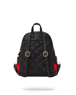 SPRAYGROUND® NOIR QUILT GOLD CHAIN SHARK SAVAGE BACKPACK BAGS