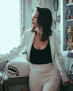 SPRAYGROUND® SPLIT THE CHECK (PEARL) TOILETRY BAG BAGS