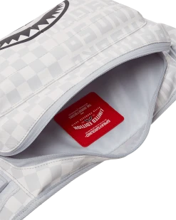 SPRAYGROUND® SPLIT THE CHECK (PEARL) CARGO CROSSBODY BAGS