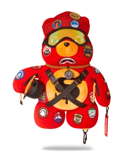 SPRAYGROUND® BAGS THE GLOBAL EXPEDITION TEDDYBEAR BACKPACK