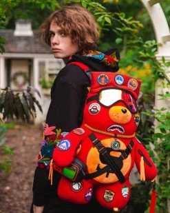 SPRAYGROUND® BAGS THE GLOBAL EXPEDITION TEDDYBEAR BACKPACK
