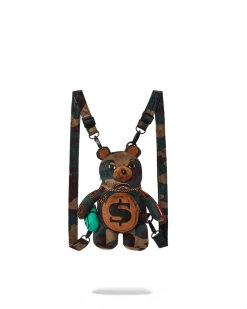 SPRAYGROUND® BAGS BEARCUB BACKPACK - CAMOCHECK MONEYBEAR
