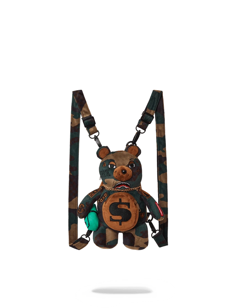 SPRAYGROUND® BAGS BEARCUB BACKPACK - CAMOCHECK MONEYBEAR 3 SPRAYGROUND® BAGS BEARCUB BACKPACK - CAMOCHECK MONEYBEAR