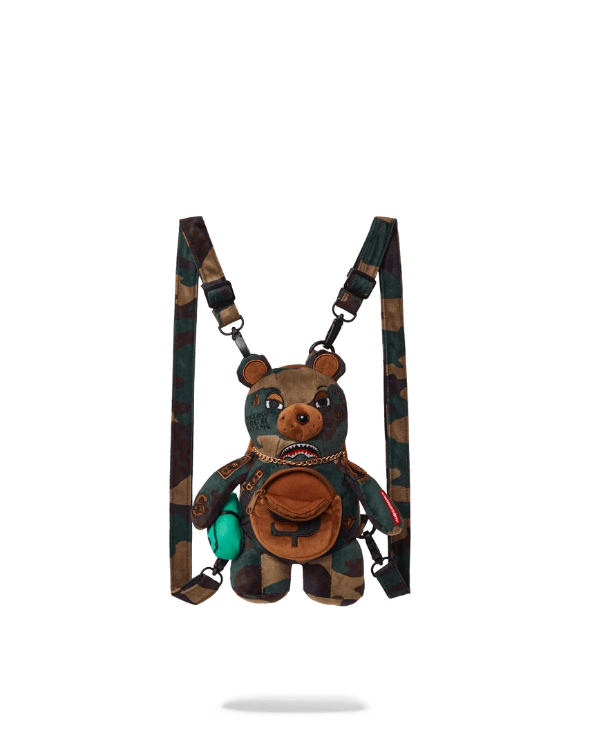 SPRAYGROUND® BAGS BEARCUB BACKPACK - CAMOCHECK MONEYBEAR 10 SPRAYGROUND® BAGS BEARCUB BACKPACK - CAMOCHECK MONEYBEAR