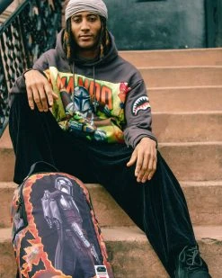 SPRAYGROUND® BAGS STAR WARS MANDALORIAN BLOWOUT SHARK BACKPACK 22 SPRAYGROUND® BAGS STAR WARS MANDALORIAN BLOWOUT SHARK BACKPACK
