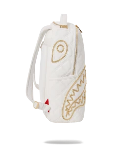 SPRAYGROUND® RIVIERA LE BLANC GOLD CHAIN SHARK BACKPACK (DLXV) BAGS