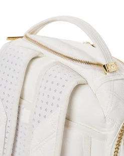 SPRAYGROUND® RIVIERA LE BLANC GOLD CHAIN SHARK BACKPACK (DLXV) BAGS
