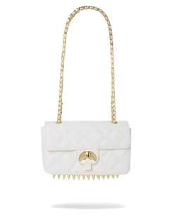 SPRAYGROUND® RIVIERA LE BLANC GOLD CHAIN SHARK HANDBAG BAGS 21 SPRAYGROUND® RIVIERA LE BLANC GOLD CHAIN SHARK HANDBAG BAGS