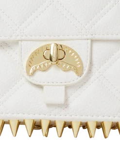 SPRAYGROUND® RIVIERA LE BLANC GOLD CHAIN SHARK HANDBAG BAGS 19 SPRAYGROUND® RIVIERA LE BLANC GOLD CHAIN SHARK HANDBAG BAGS
