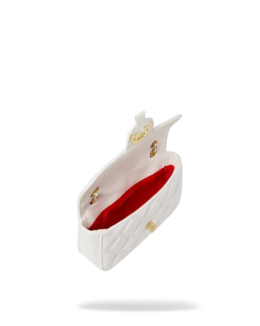 SPRAYGROUND® RIVIERA LE BLANC GOLD CHAIN SHARK HANDBAG BAGS 7 SPRAYGROUND® RIVIERA LE BLANC GOLD CHAIN SHARK HANDBAG BAGS