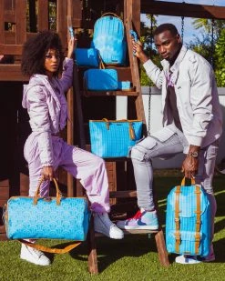 SPRAYGROUND® BAGS ILLUCHAINS TURQ HILLS BACKPACK