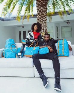 SPRAYGROUND® BAGS ILLUCHAINS TURQ HILLS BACKPACK