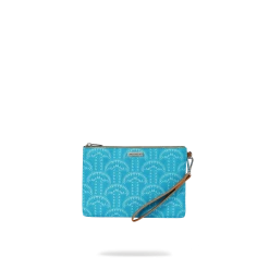 SPRAYGROUND® ILLUCHAINS TURQ CROSSOVER CLUTCH CROSSOVER CLUTCHES