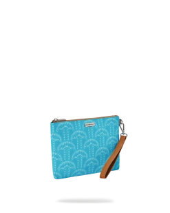 SPRAYGROUND® ILLUCHAINS TURQ CROSSOVER CLUTCH CROSSOVER CLUTCHES