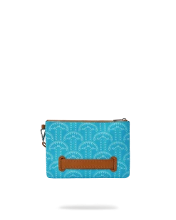 SPRAYGROUND® ILLUCHAINS TURQ CROSSOVER CLUTCH CROSSOVER CLUTCHES