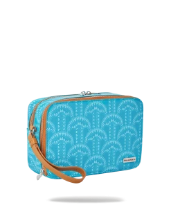 SPRAYGROUND® ILLUCHAINS TURQ TOILETRY BAG BAGS