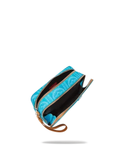 SPRAYGROUND® ILLUCHAINS TURQ TOILETRY BAG BAGS