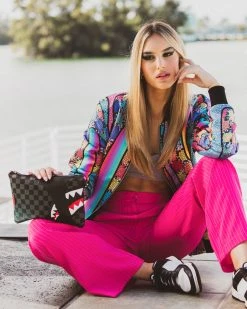 SPRAYGROUND® HENNY AIIR TO THE THRONE CROSSOVER CLUTCH CROSSOVER CLUTCHES