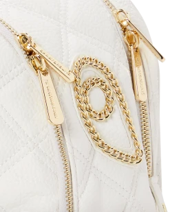 SPRAYGROUND® RIVIERA LE BLANC GOLD CHAIN SHARK SAVAGE BACKPACK BAGS