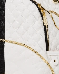 SPRAYGROUND® LEVELED UP SPLIT QUILT SHARK SAVAGE BACKPACK NEW ARRIVALS