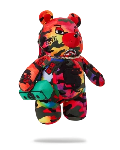 SPRAYGROUND® CAMOBURST MONEYBEAR TEDDYBEAR BACKPACK BAGS