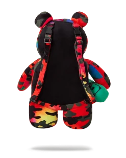 SPRAYGROUND® CAMOBURST MONEYBEAR TEDDYBEAR BACKPACK BAGS